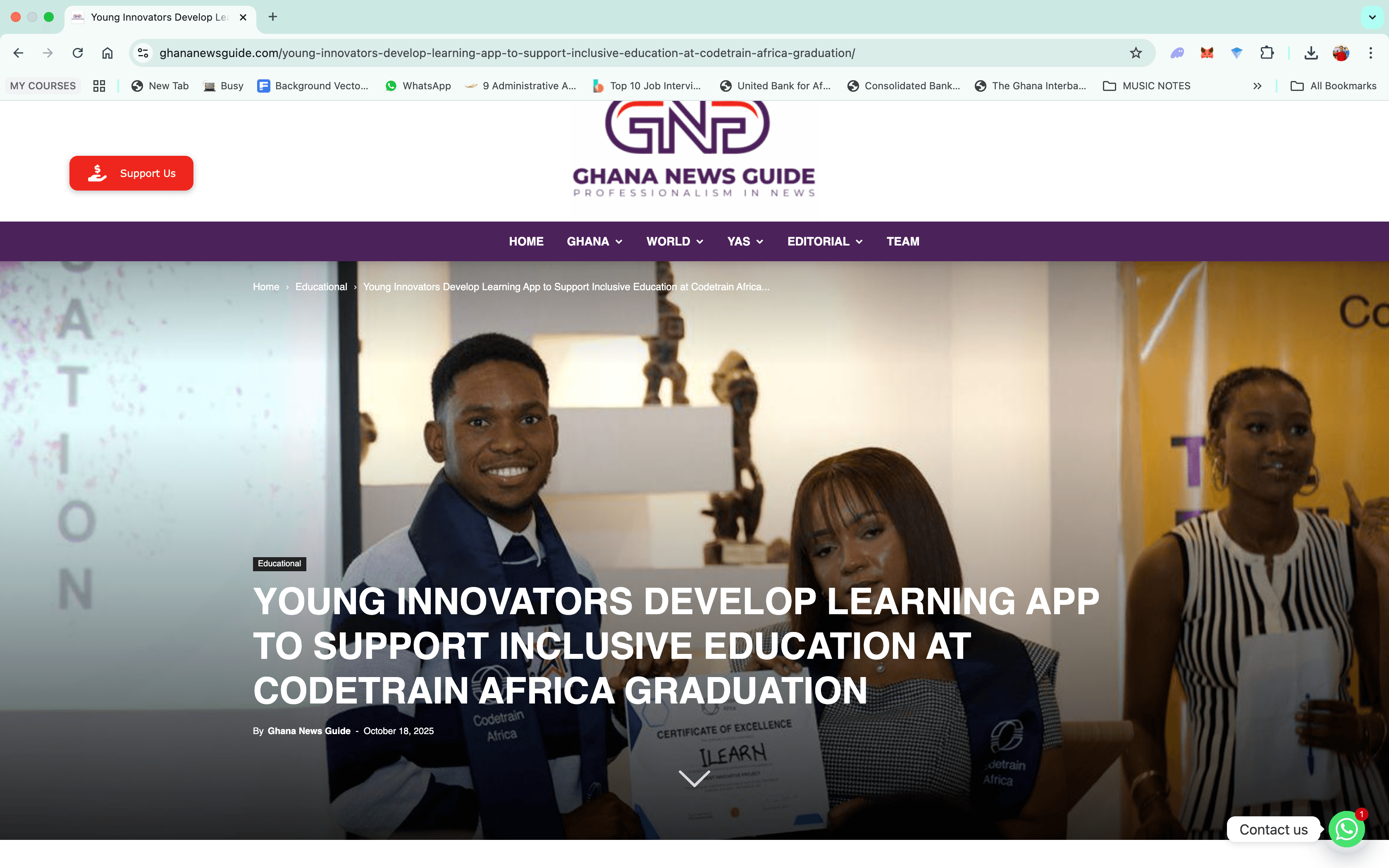 Ghana News feature — 2025